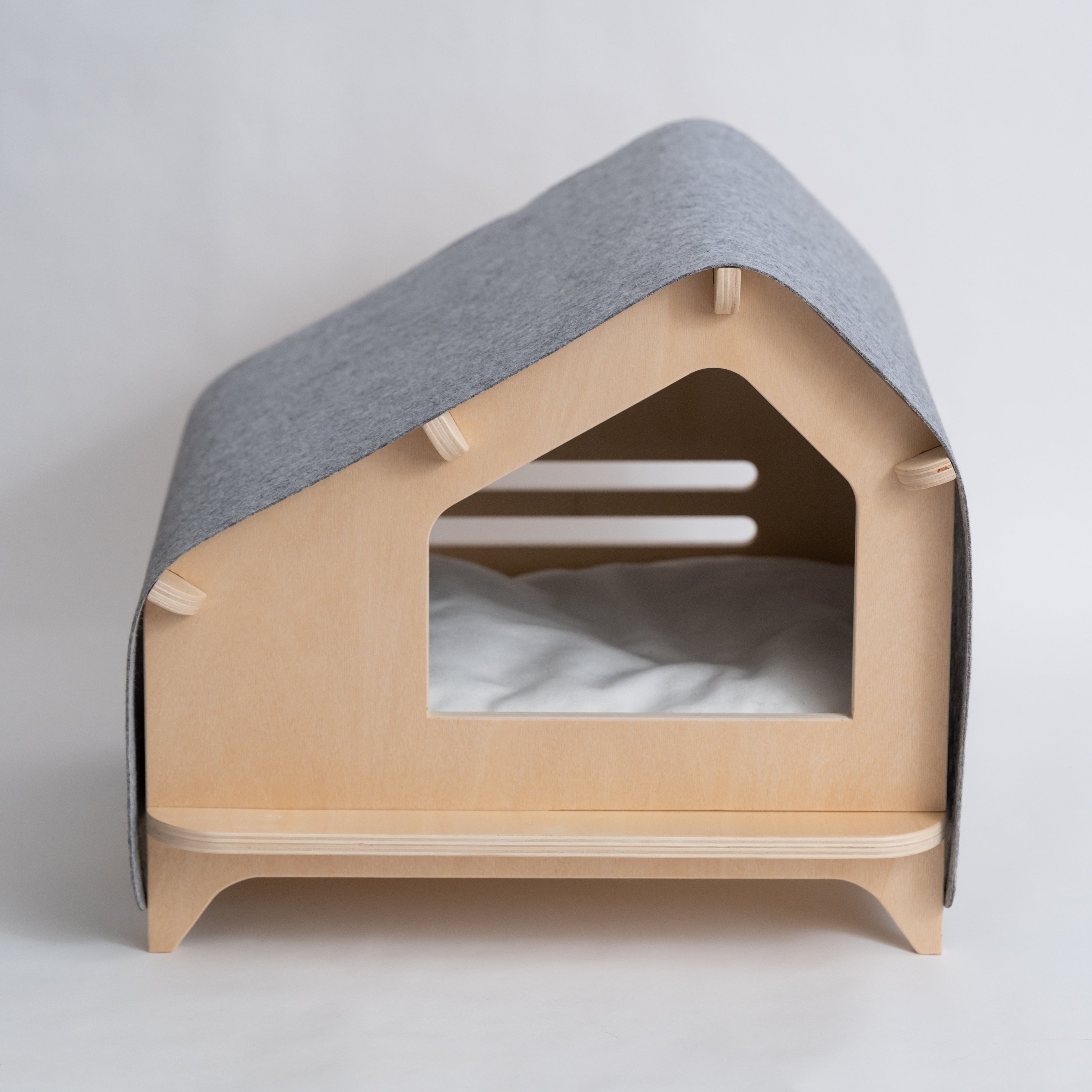 Rawry Pet Houses Luxe Cabin - Light Grey Medium / Rawry Pet Houses Luxe Cabin - Light Grey XL